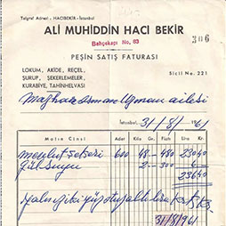 Fatura 1961